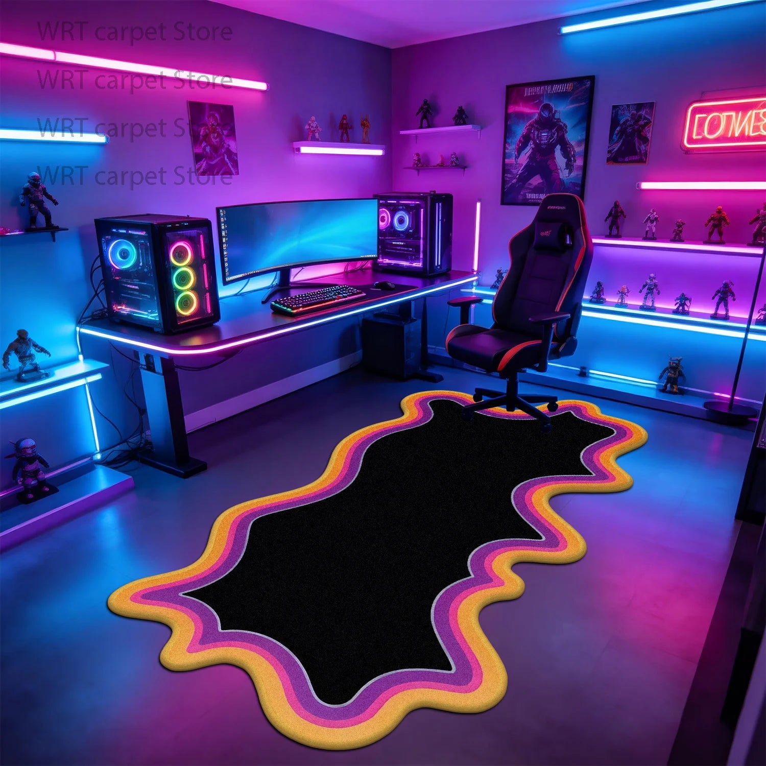 Neon Aura Mojo Mat