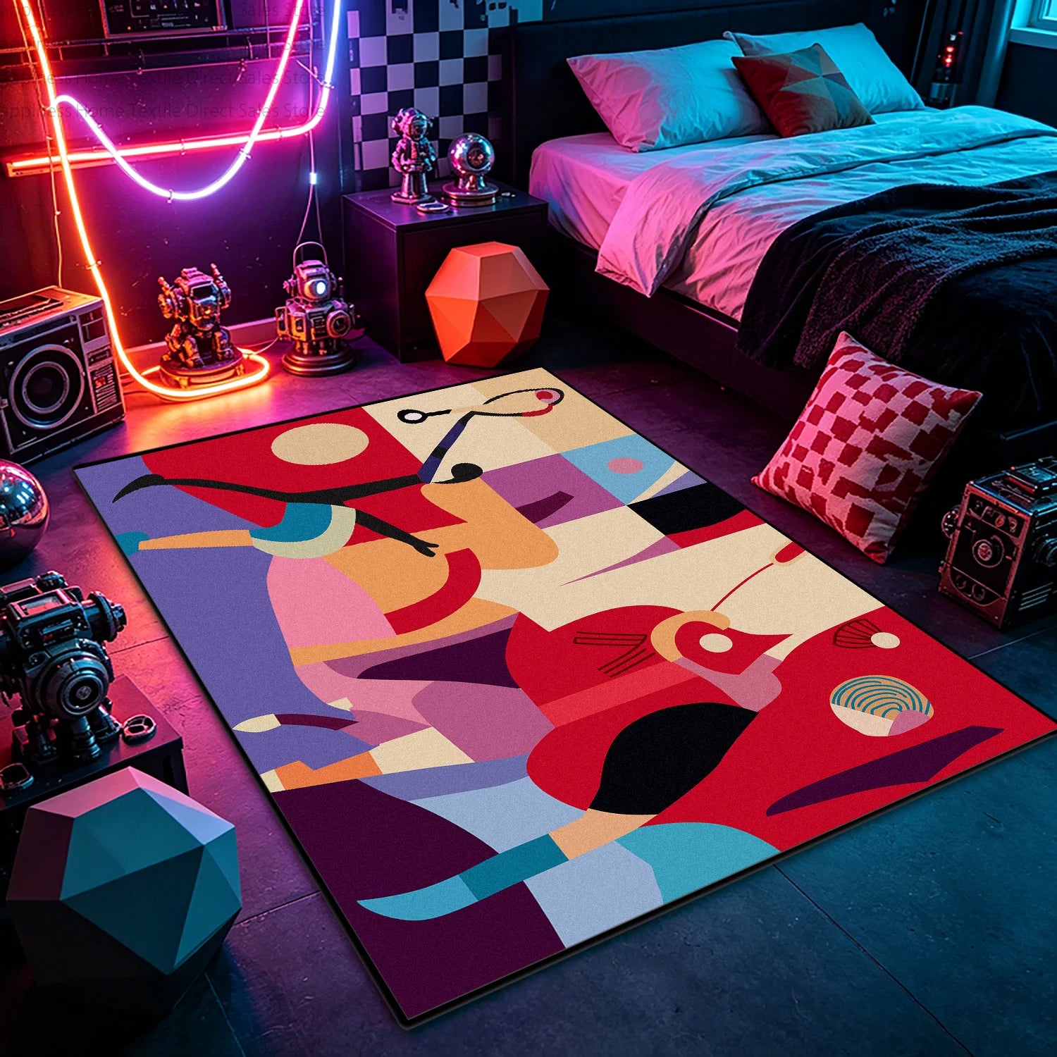 Groovy Abstract Rug