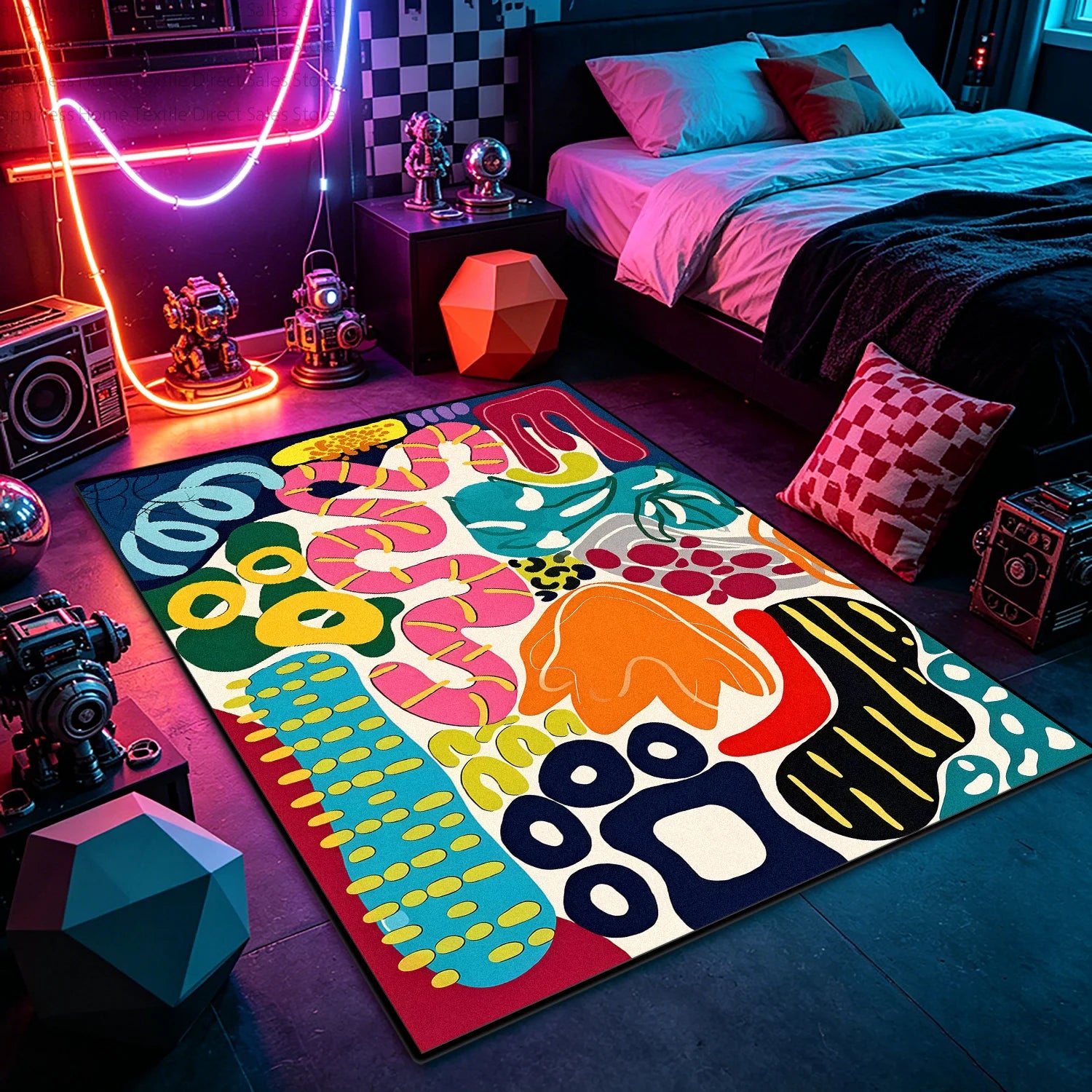 Groovy Abstract Rug