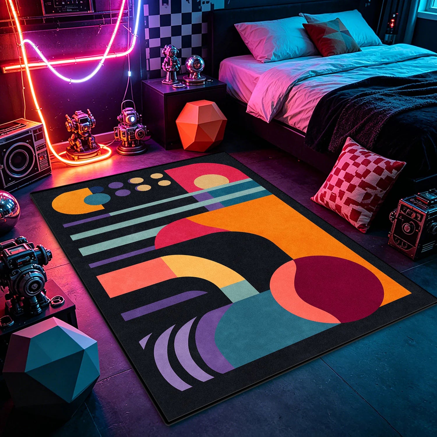 Groovy Abstract Rug