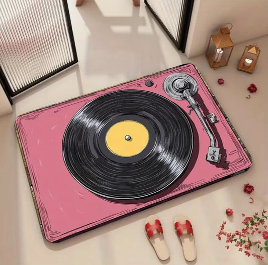 Groovy Vinyl Door Mat