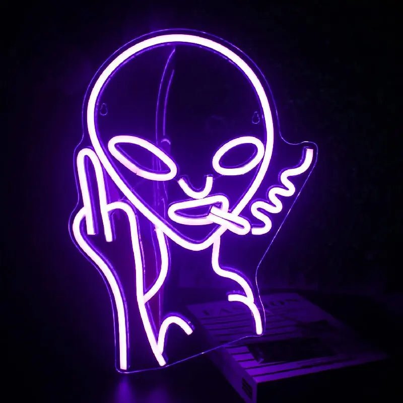 Alien Aura Neon Sign - SmooveGroove
