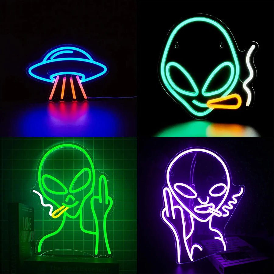 Alien Aura Neon Sign - SmooveGroove