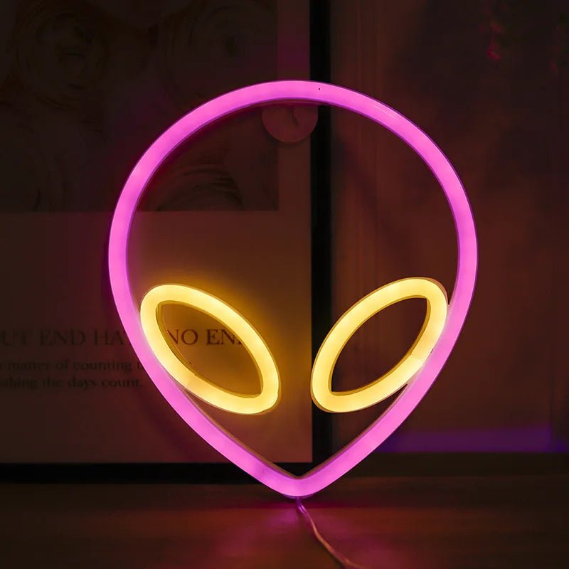 Alien Glow Neon Signs - SmooveGroove