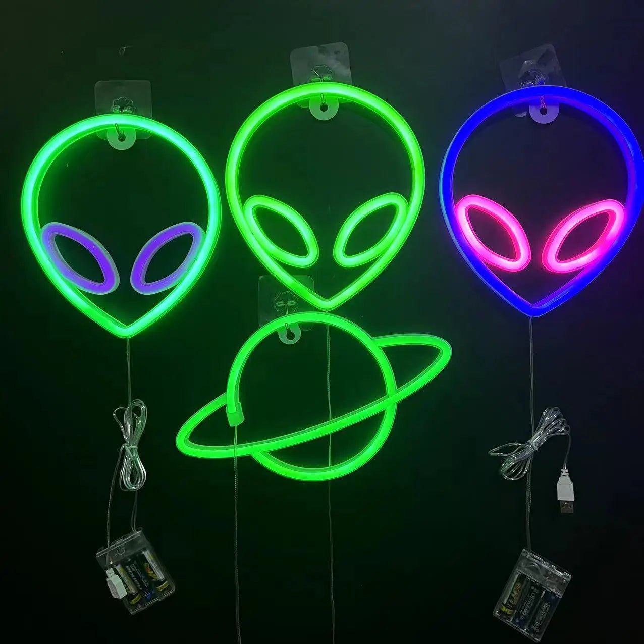 Alien Glow Neon Signs - SmooveGroove