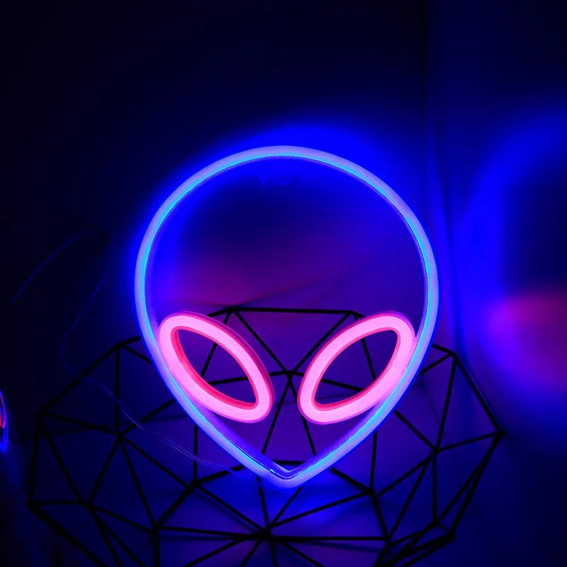 Alien Glow Neon Signs - SmooveGroove