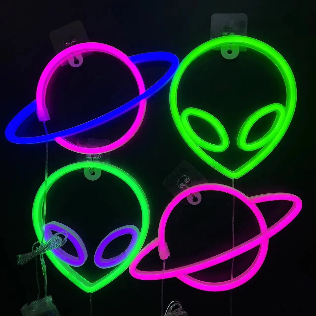 Alien Glow Neon Signs - SmooveGroove