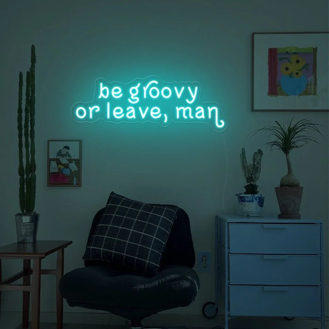 Be Groovy or Leave Man Neon Sign - SmooveGroove