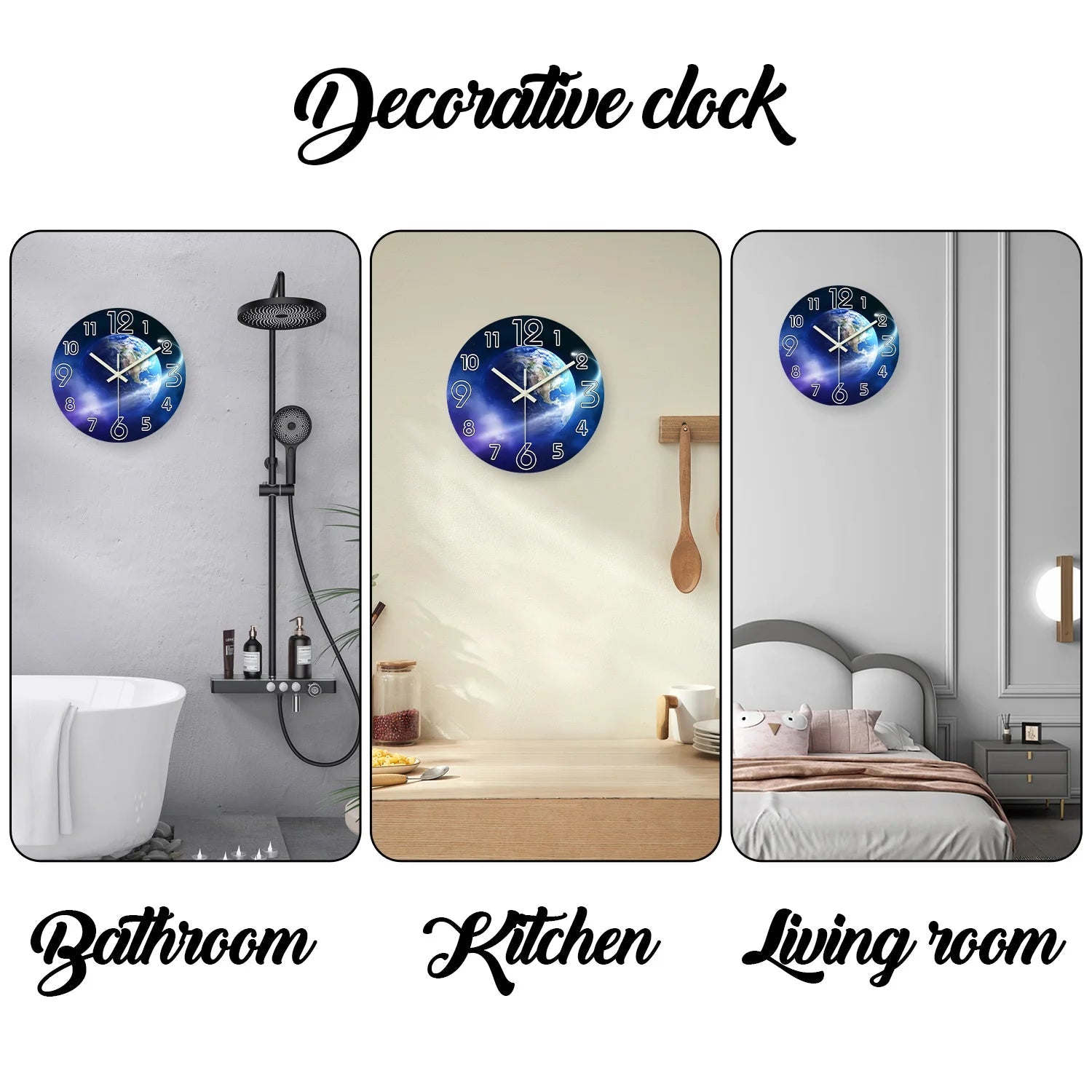 EarthGlow Wall Clock - SmooveGroove