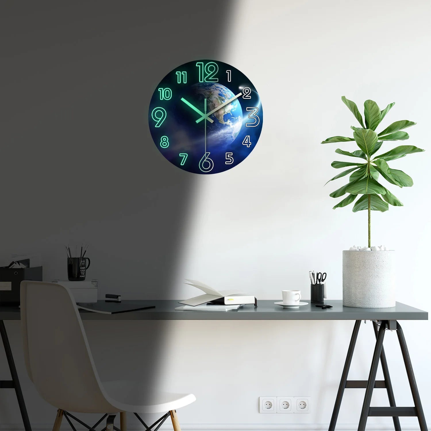 EarthGlow Wall Clock - SmooveGroove