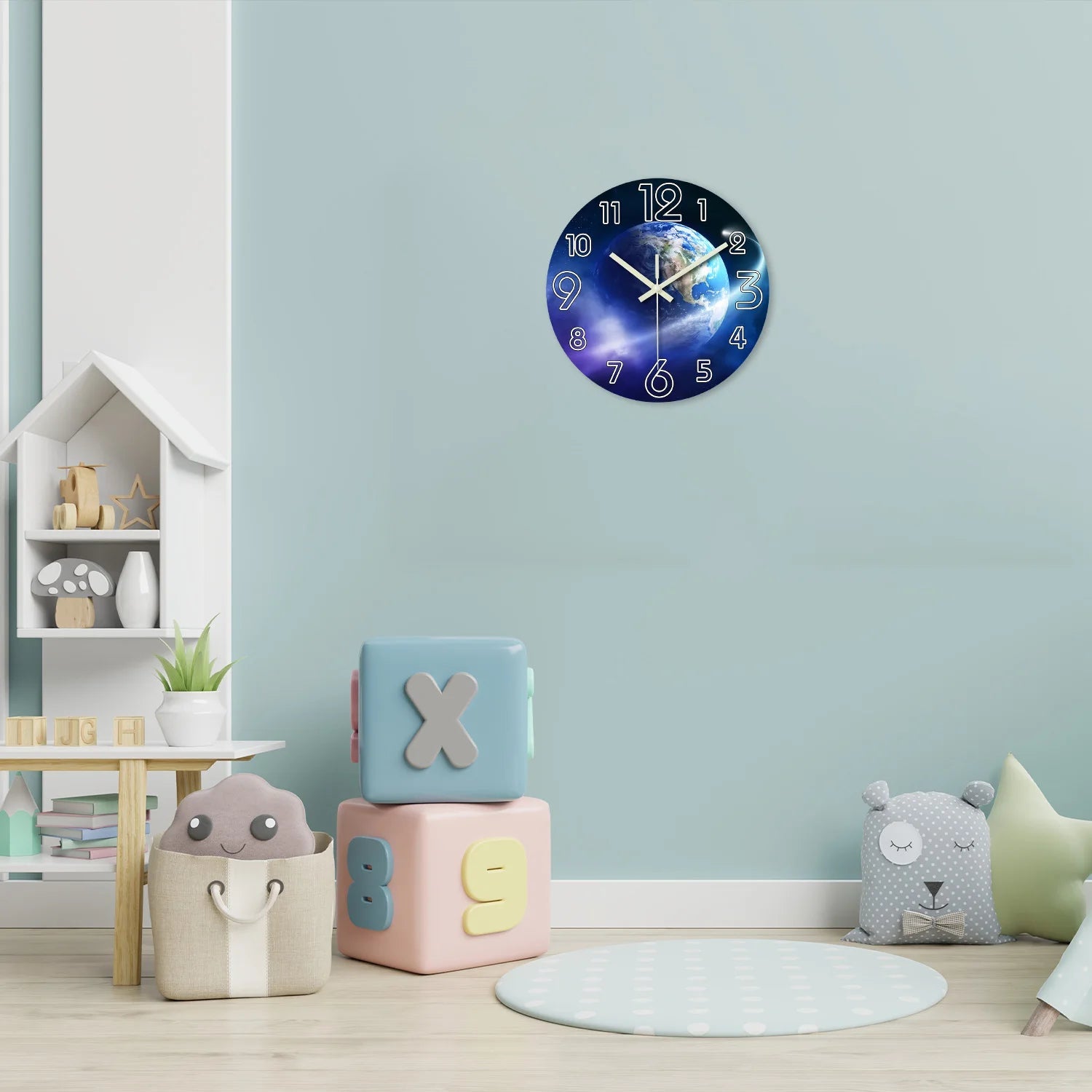 EarthGlow Wall Clock - SmooveGroove