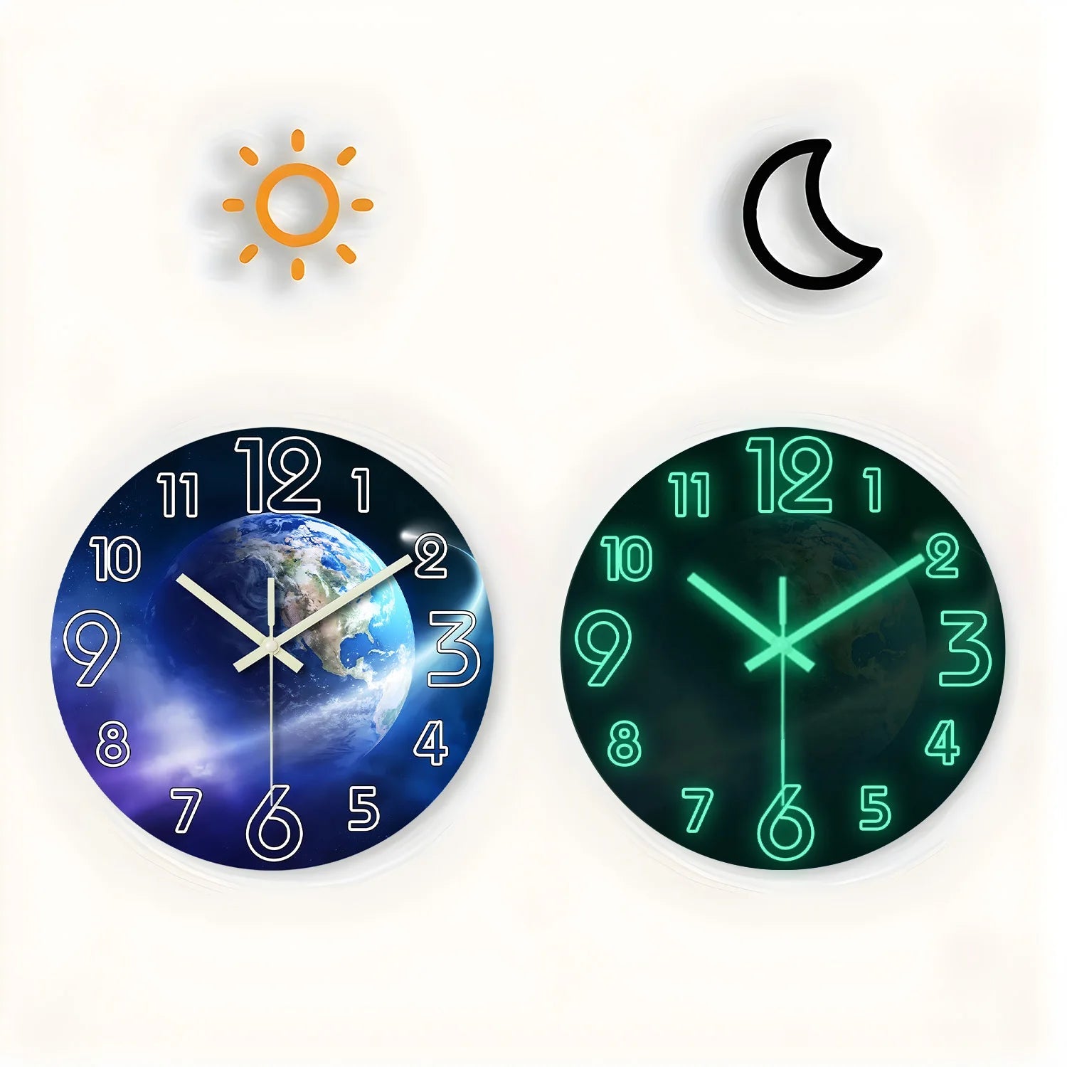 EarthGlow Wall Clock - SmooveGroove