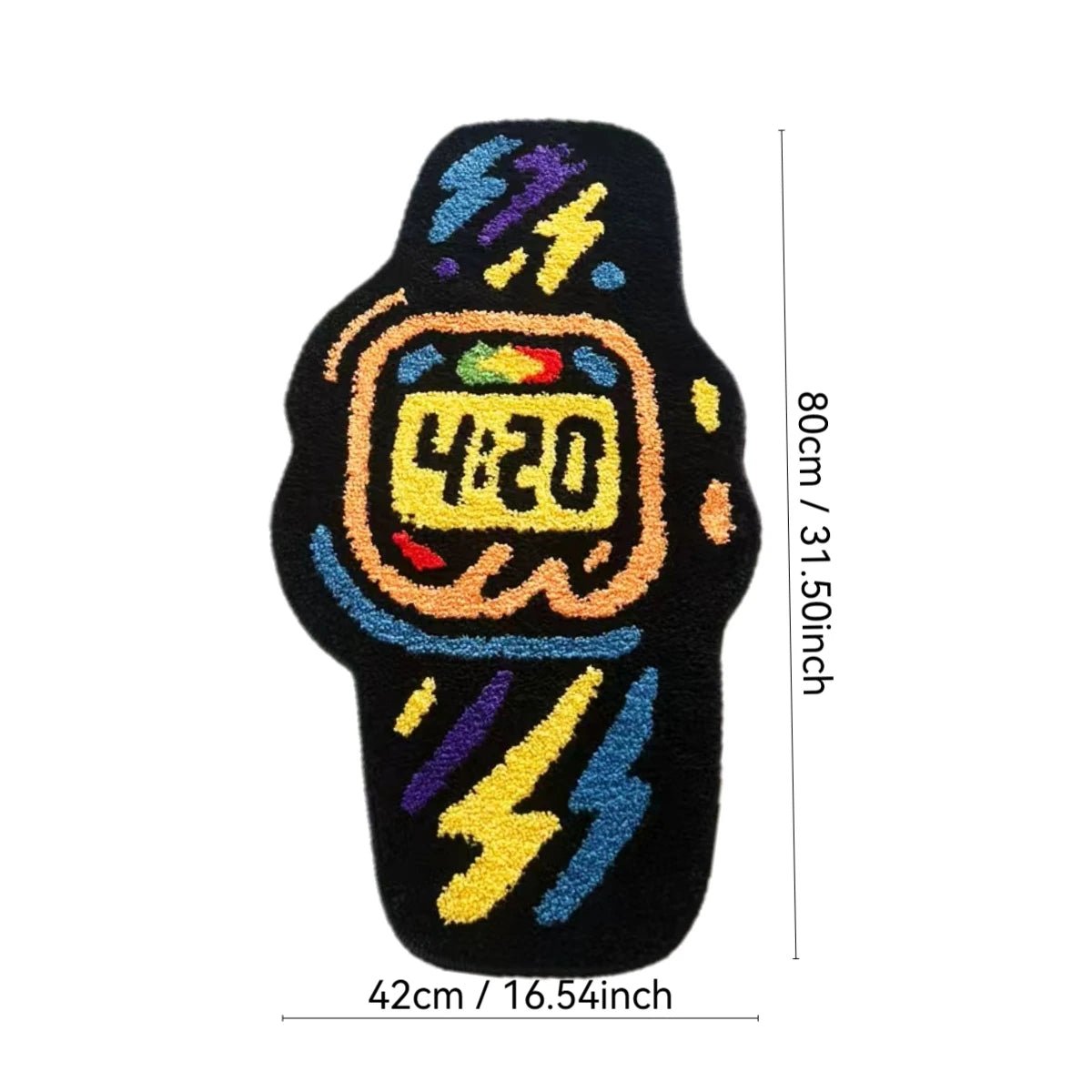 Funky 4:20 Watch Floor Mat - SmooveGroove