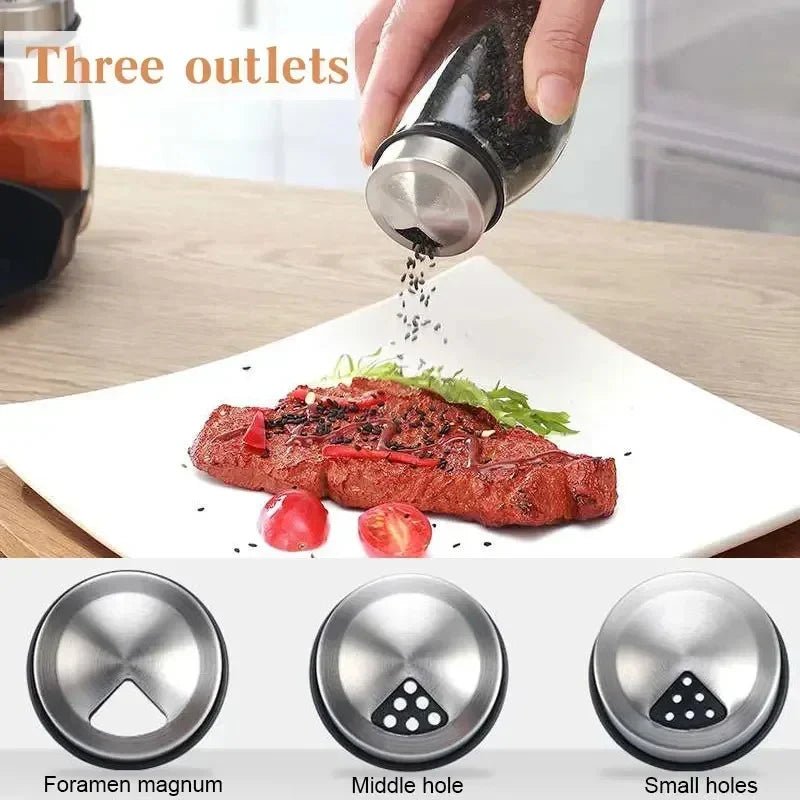Glass Spice Rack Organizer Set - SmooveGroove