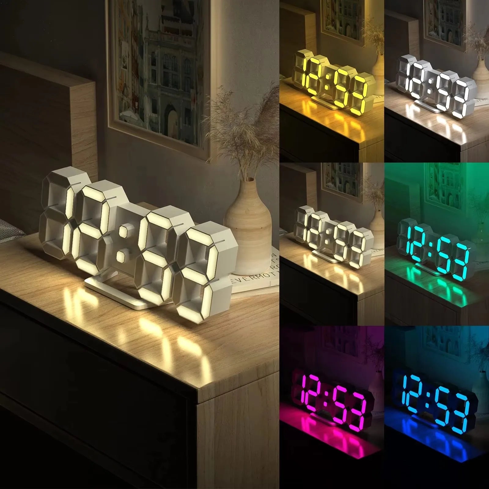 GlowTime LED Alarm Clock - SmooveGroove