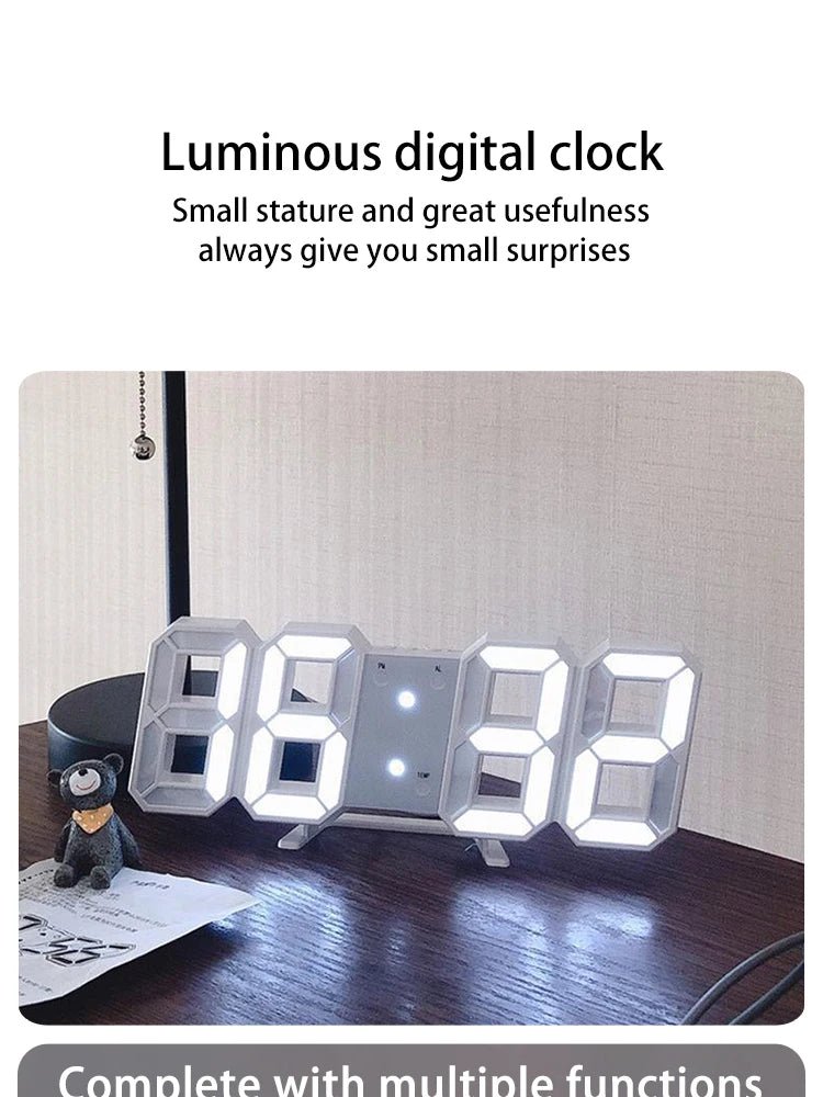 GlowTime LED Alarm Clock - SmooveGroove
