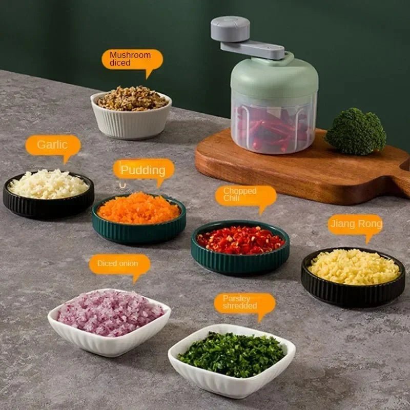 Hand - Crank Food Chopper - SmooveGroove