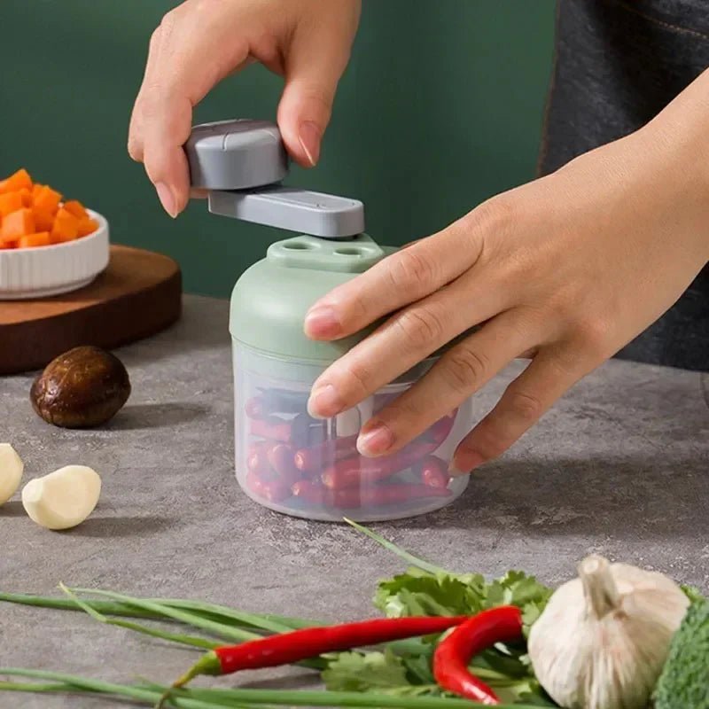 Hand - Crank Food Chopper - SmooveGroove