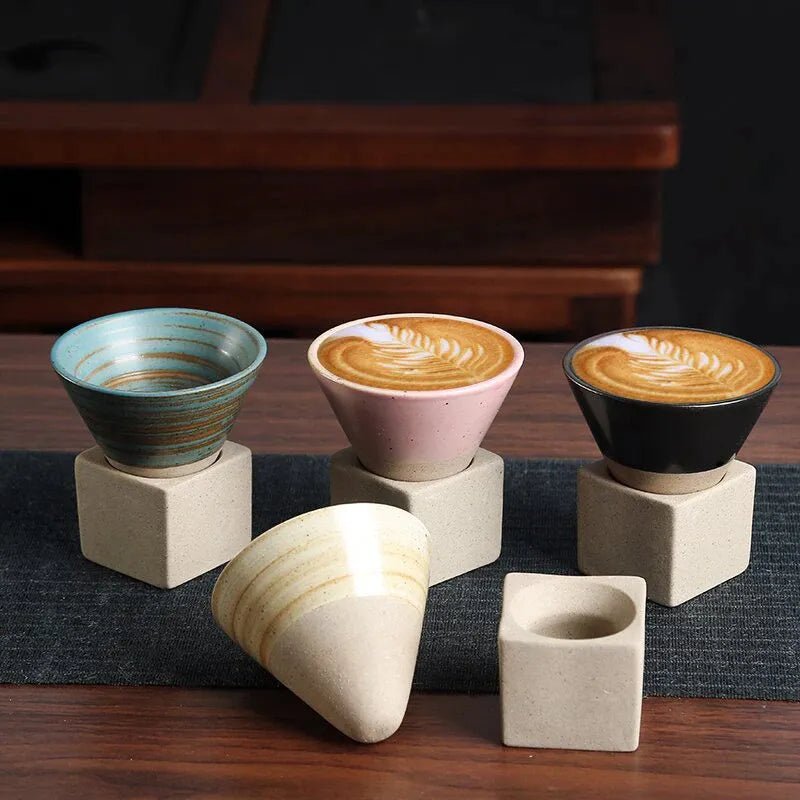 Japanese Retro Ceramic Coffee Cup - SmooveGroove