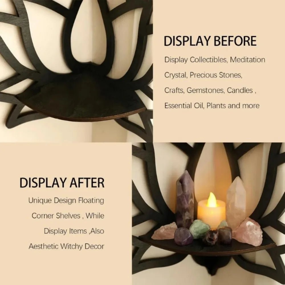 Lotus Flower Display Shelf - SmooveGroove