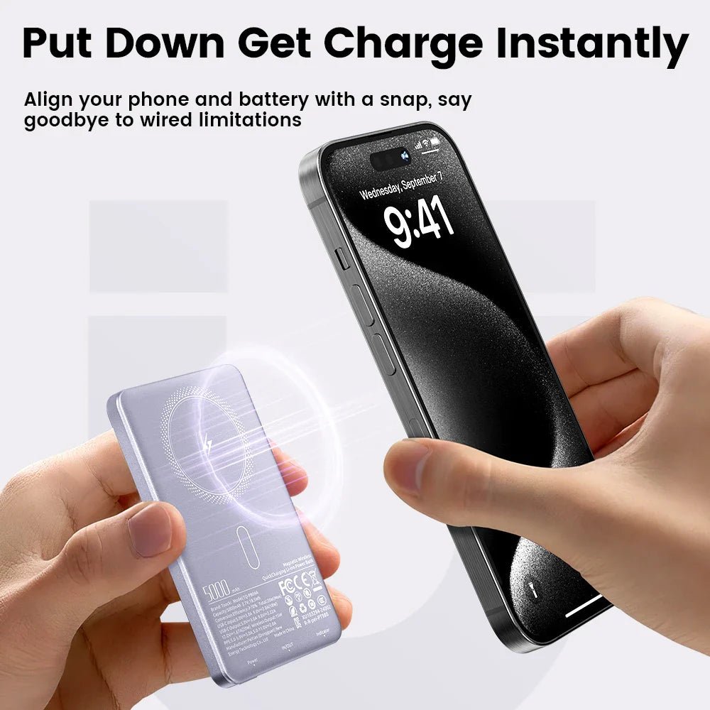 Magnetic PowerBank for Easy Charging - SmooveGroove
