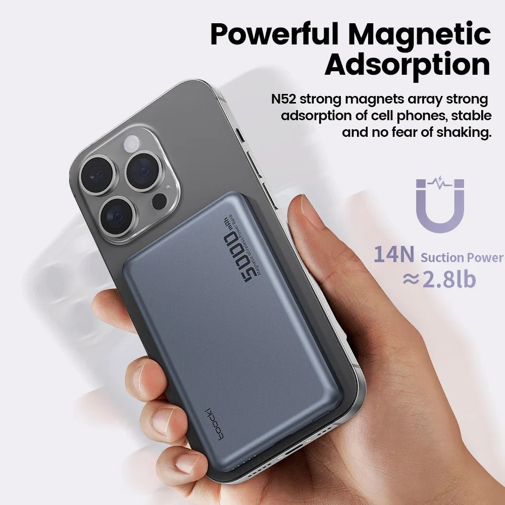 Magnetic PowerBank for Easy Charging - SmooveGroove