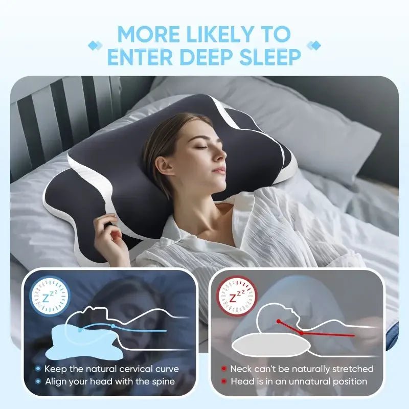 Memory Foam Neck Pillow - SmooveGroove