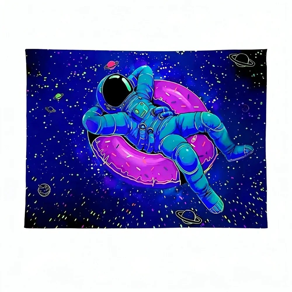 Neon Glow Trippy Tapestry - SmooveGroove