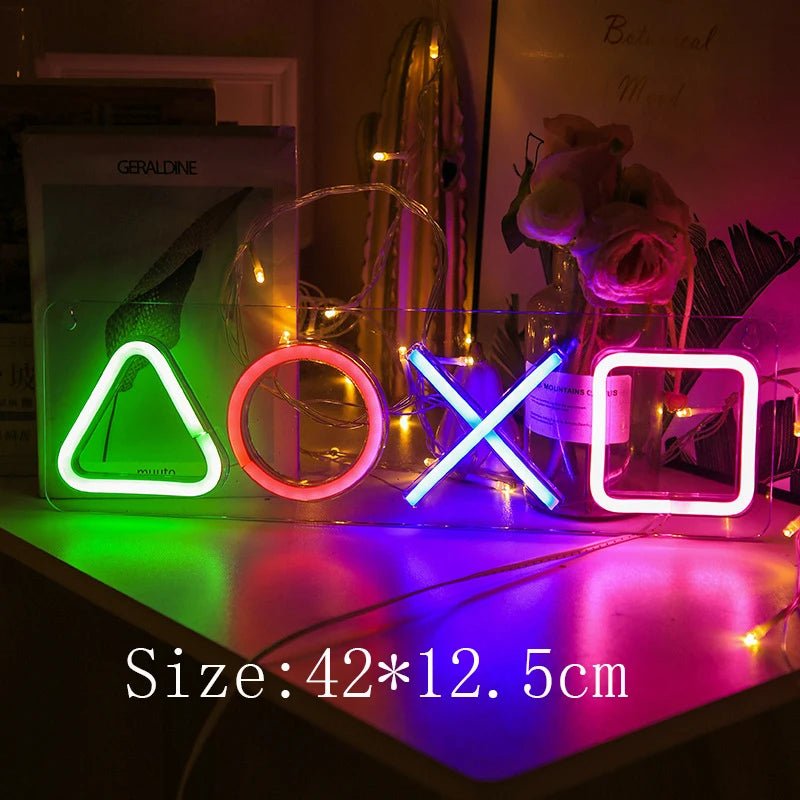Neon PlayStation Icons - SmooveGroove