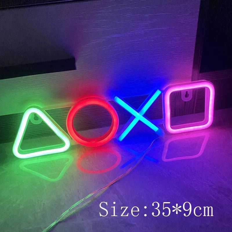 Neon PlayStation Icons - SmooveGroove