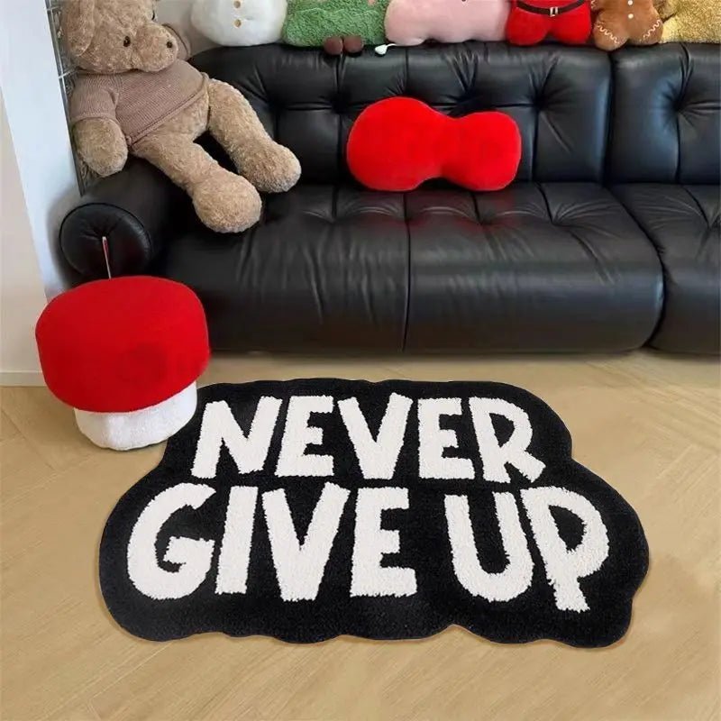 Never Give Up Rug - SmooveGroove