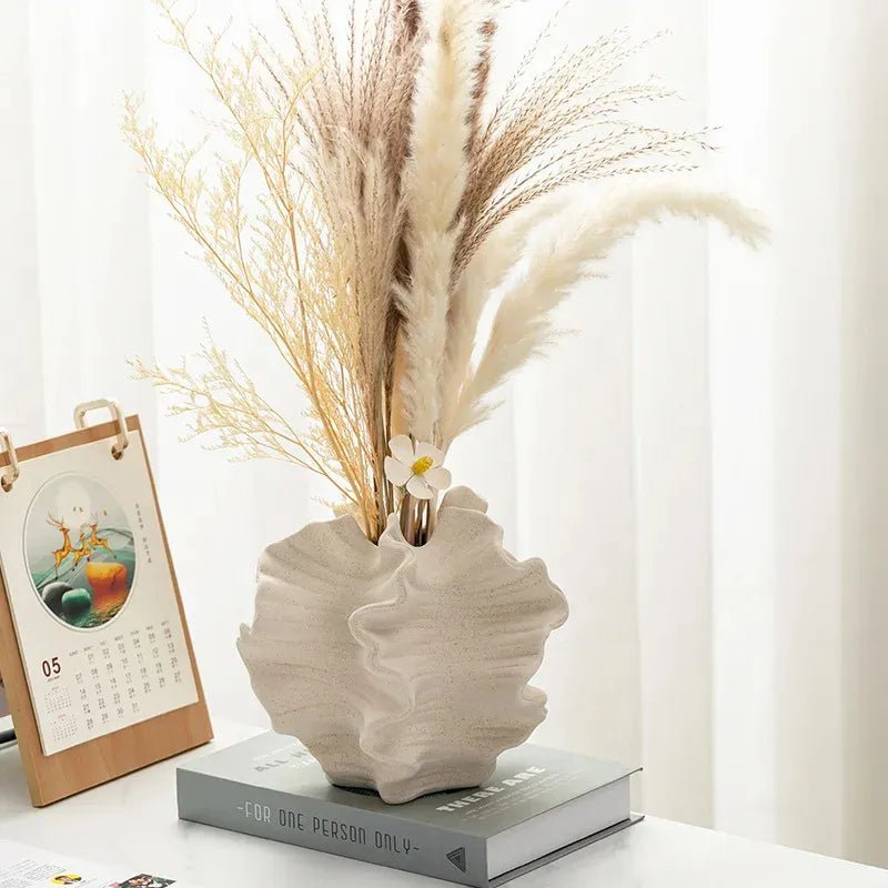 Petal Waves Porcelain Vase - SmooveGroove