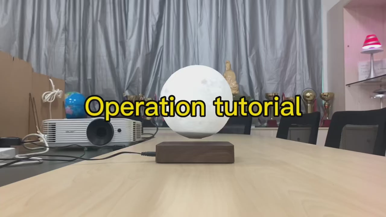 OrbitGlow™ Floating Moon Lamp