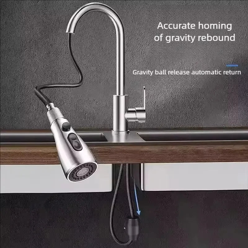 Stainless Steel Pull - Out Faucet - SmooveGroove