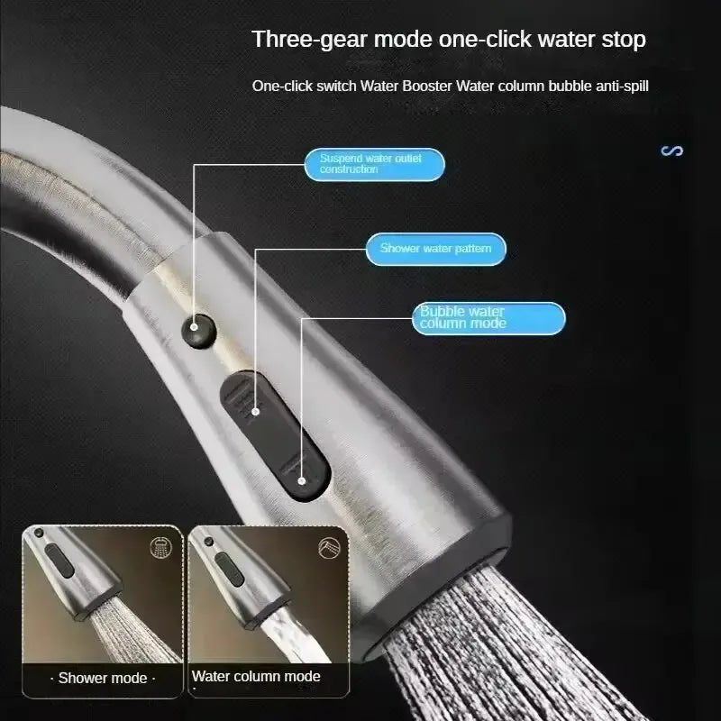 Stainless Steel Pull - Out Faucet - SmooveGroove