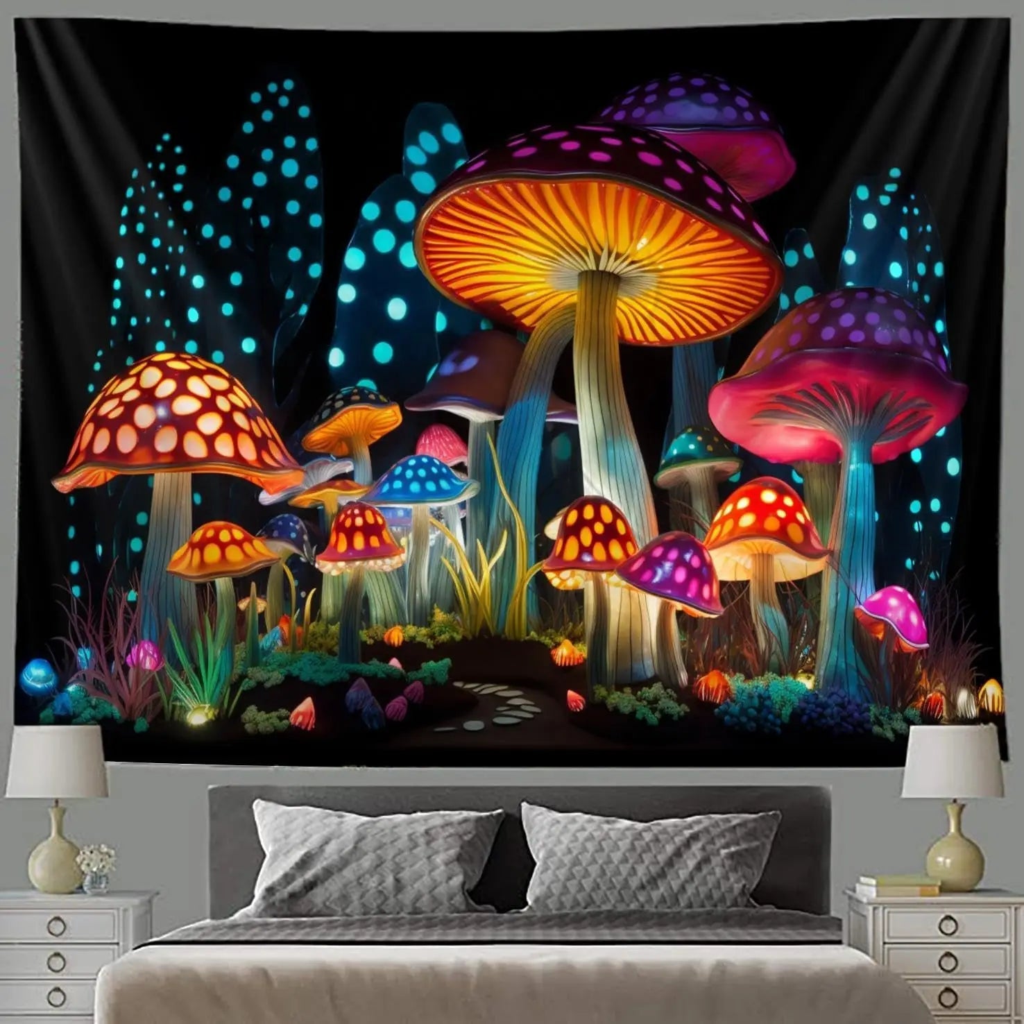 Trippy Shroom Tapestry - SmooveGroove